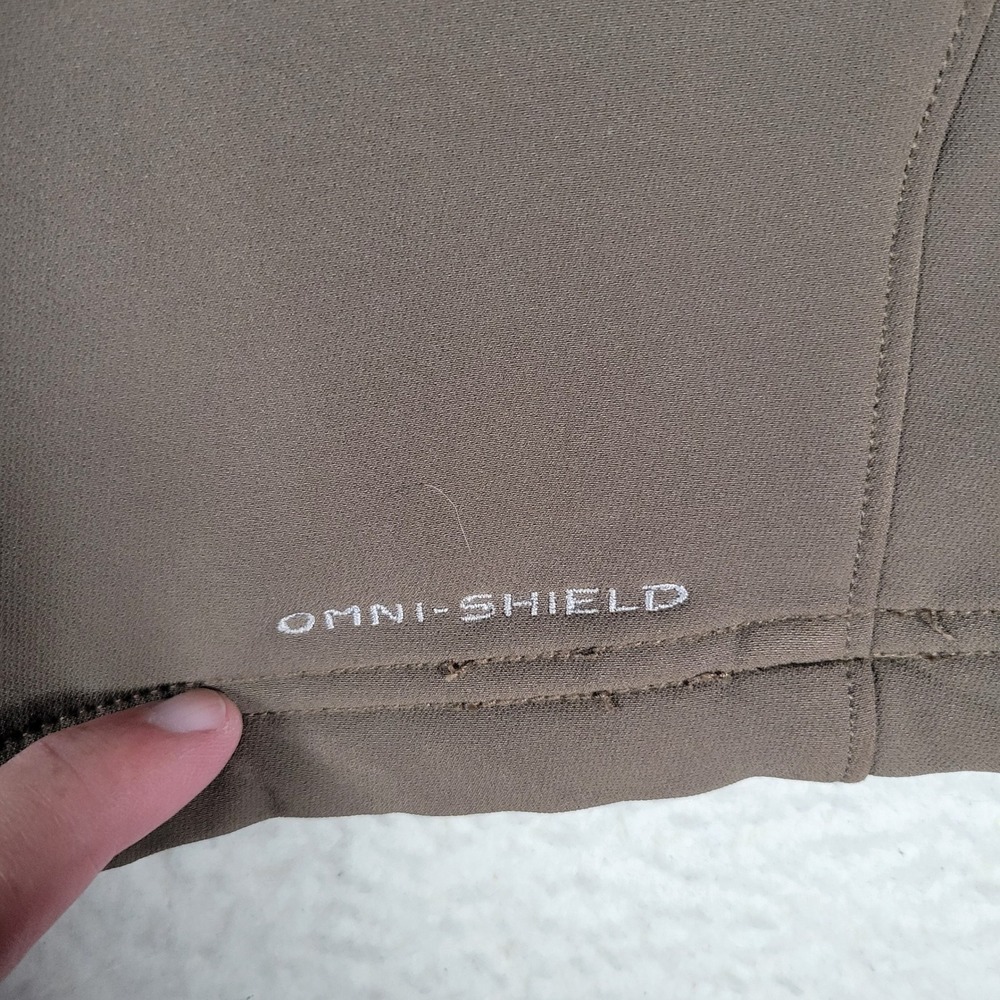 Columbia Titanium Softshell Pants Men 32x30 Brown OmniShield Fleece Lined Hiking - Picture 16 of 16